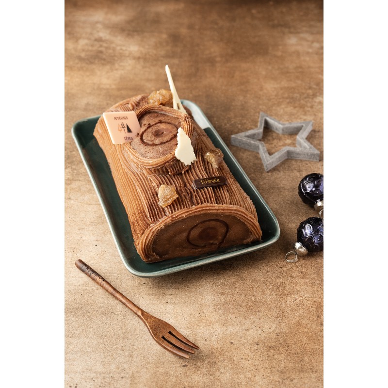 Bûche traditionnelle MARRON