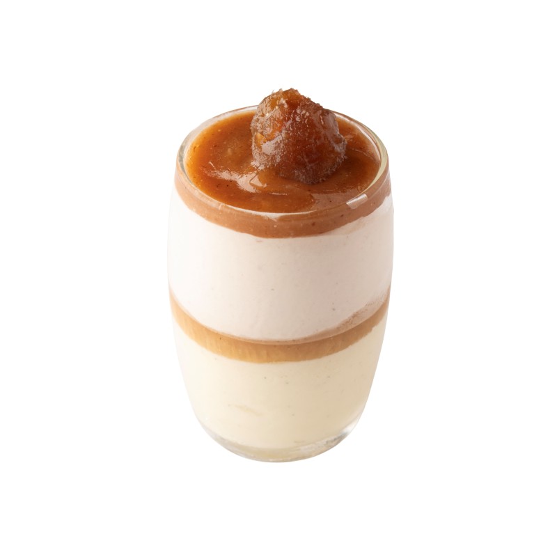 Verrine glacée Vanille Marron